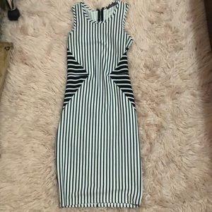 Striped Bodycon dress